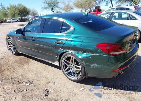 2021 Genesis G70 3.3T Awd из США, поврежденный, VIN KMTG34LE7MU074150